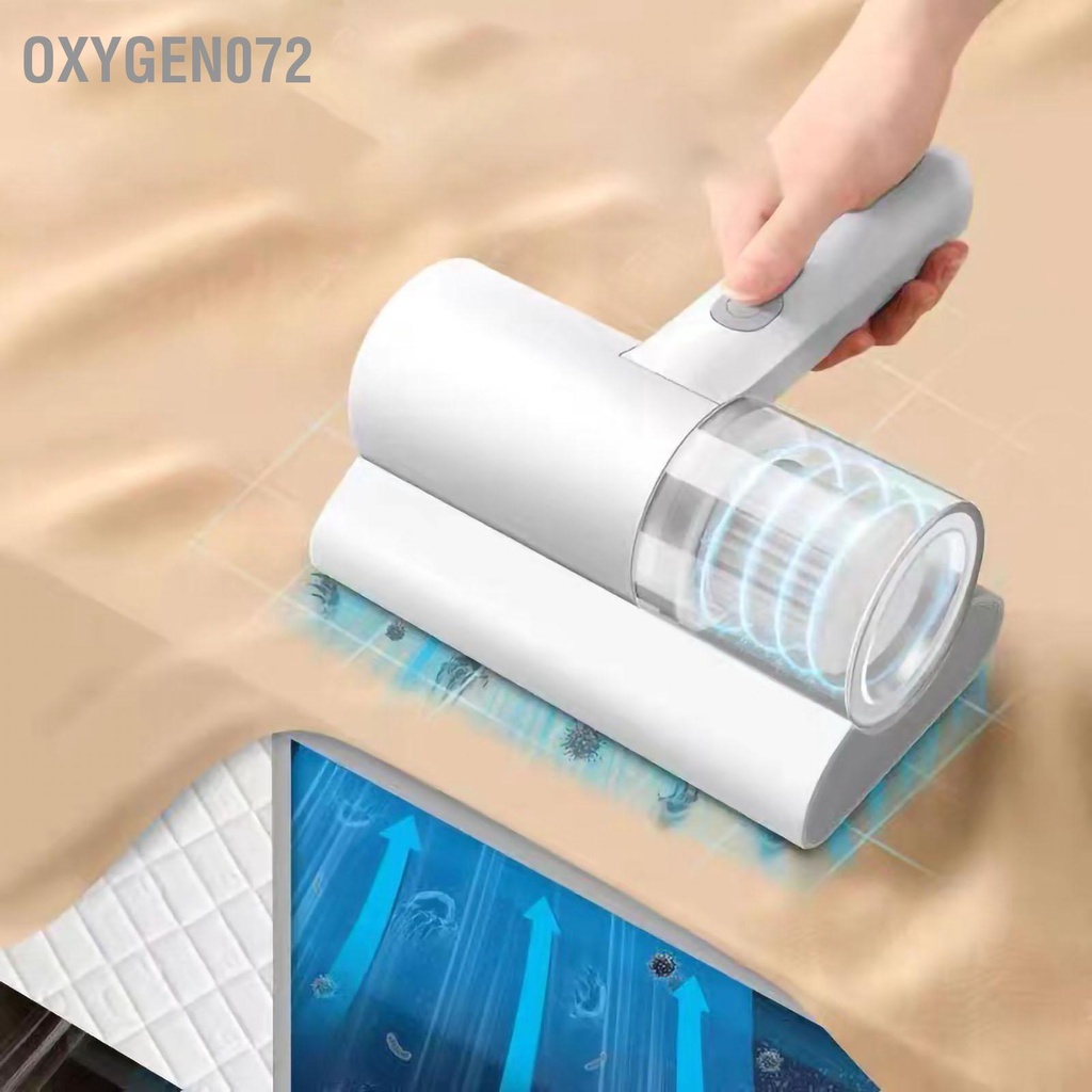 Oxygen072 Máy hút bụi nệm ABS Linh kiện điện tử 20000Pa Loại bỏ tia cực tím không dây cho gối quần áo giường sofa