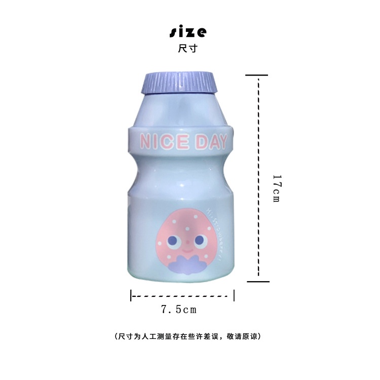 Bình đựng nước hình sữa chua chai 480ml