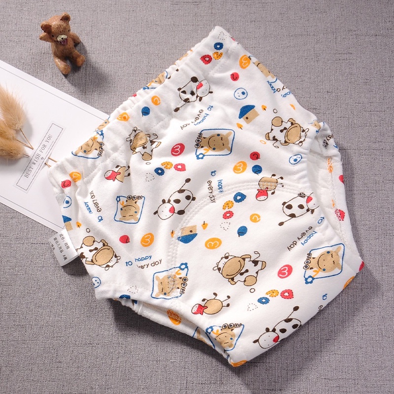 Tã Quần Cotton 6 Lớp Thoáng Khí Không Thấm Nước Có Thể Tái Sử Dụng Mẫu Mới 2023