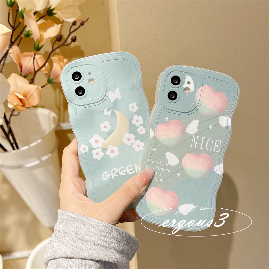 Ốp Điện Thoại Họa Tiết Trái Tim Cho iPhone 14 13 12 11 Pro Max SE2020 X XR Xs Max 7 8 Plus