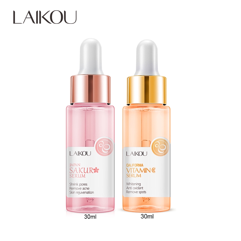 Serum Dưỡng Da LAIKOU Hoa Anh Đào Nhật Bản Vitamin C Làm Trắng Da 30ML