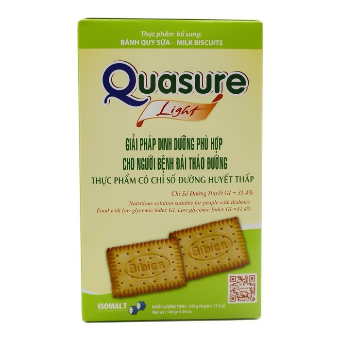 Bánh Quy QUASURE LIGHT Cho Người Ăn Kiêng, Tiểu Đường hộp 140g