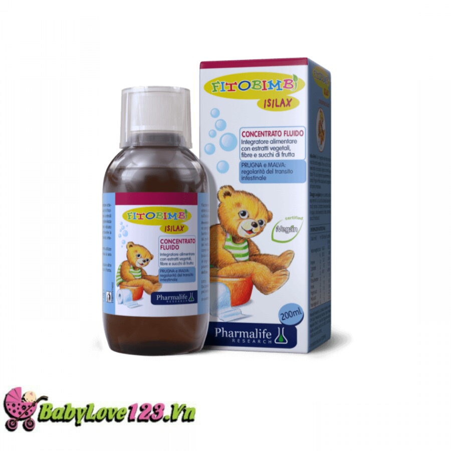 itobimbi Isilax -Giảm táo bón, tiêu hóa kém, khó tiêu cho trẻ. Nhập khẩu từ Ý (Chai 200ml)