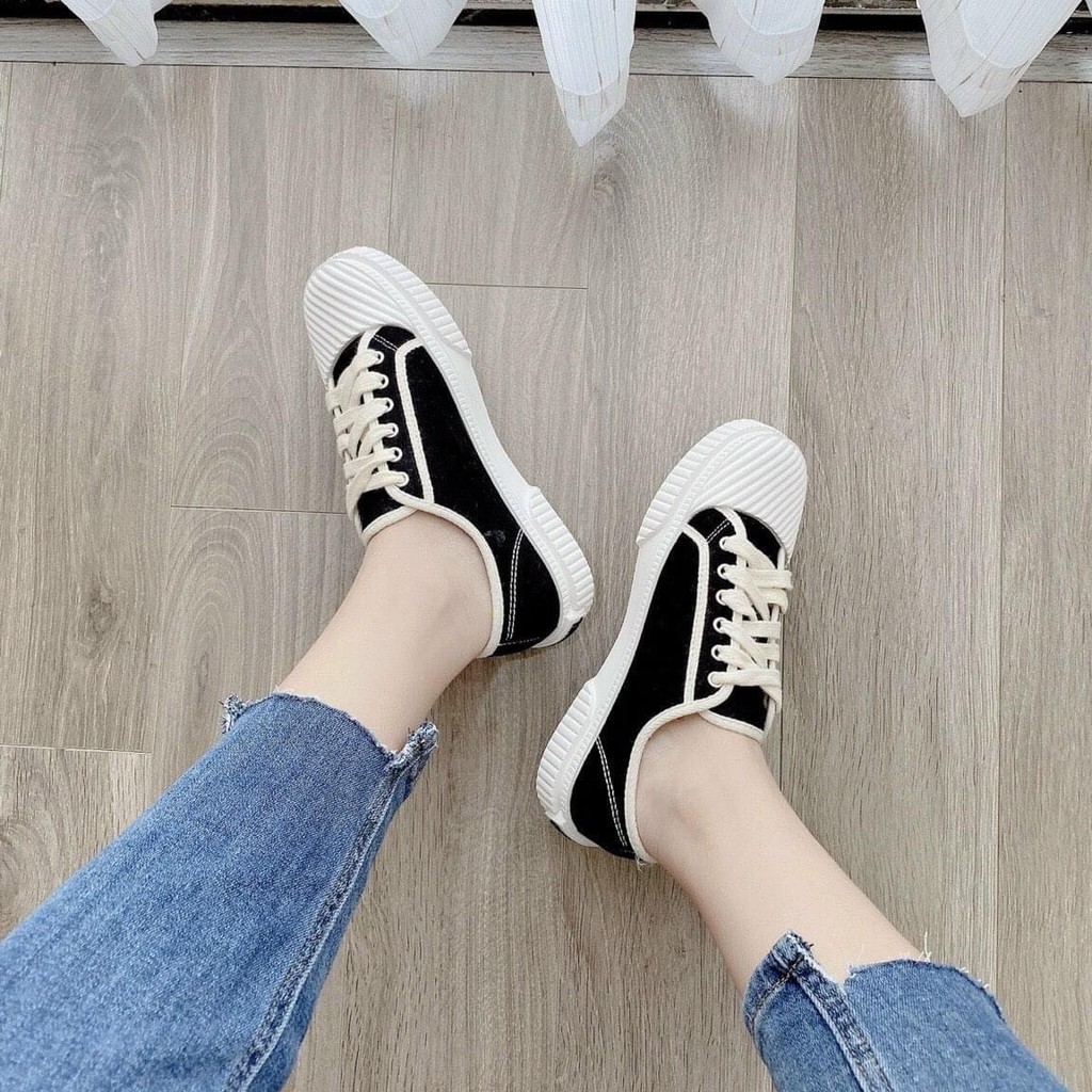 giày thể thao nữ CN, giày nữ cao cấp mẫu mới nhất 2021 đế cao 2cm đế cao su siêu nhẹ siêu êm DOZIMAX