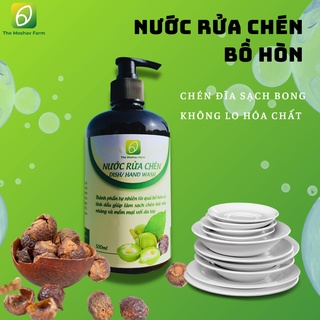 Nước rửa chén, rửa tay bồ hòn 500ml The Moshav Farm