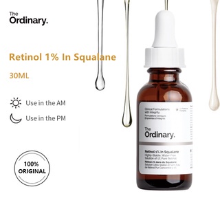 The Ordinary Retinol 0,2% / 1% trong Squalane 30ml chống oxy hóa thu nhỏ lỗ chân lông Serum chống mụn