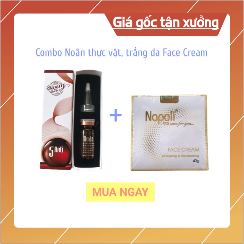 Noãn thực vật - trắng da Face Cream 40g