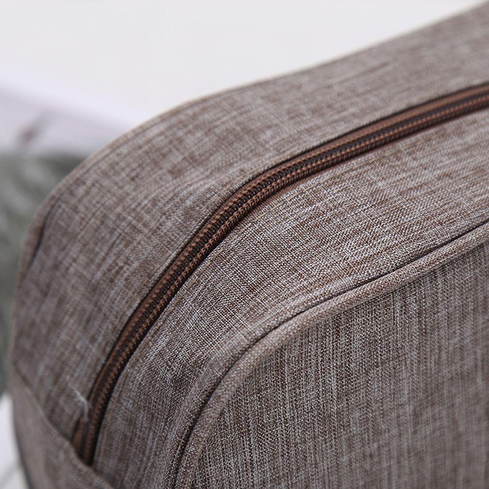 Túi Đựng Mỹ Phẩm Bằng Nylon Chống Thấm Nước Phong Cách Vintage Thời Trang Cho Nữ