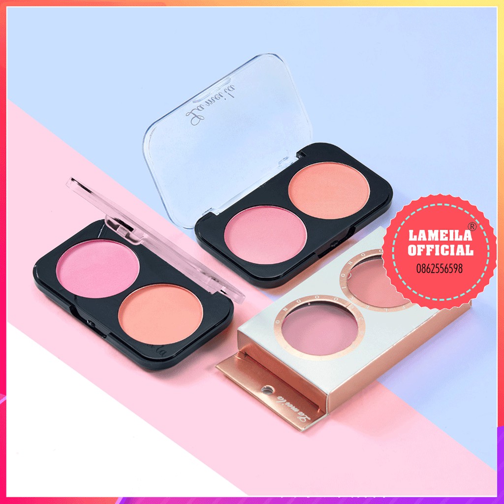 Phấn Má Hồng Hộp 2 ô Màu Lameila P0045 | BigBuy360 - bigbuy360.vn