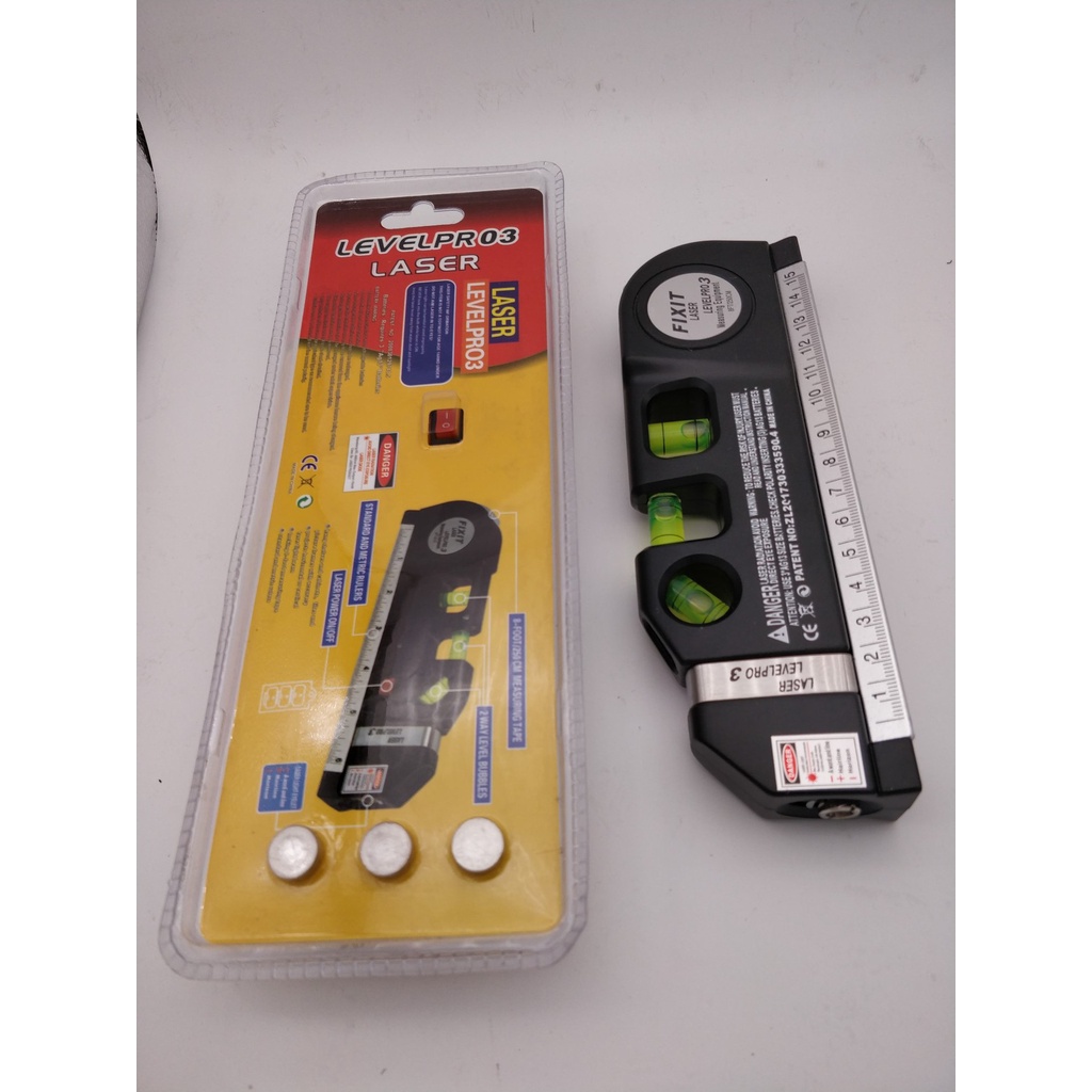 Máy đo mức hồng ngoại laser, vạch ngang, kẻ đa năng, thước mức, dây, công cụ độ chính xác cao E633