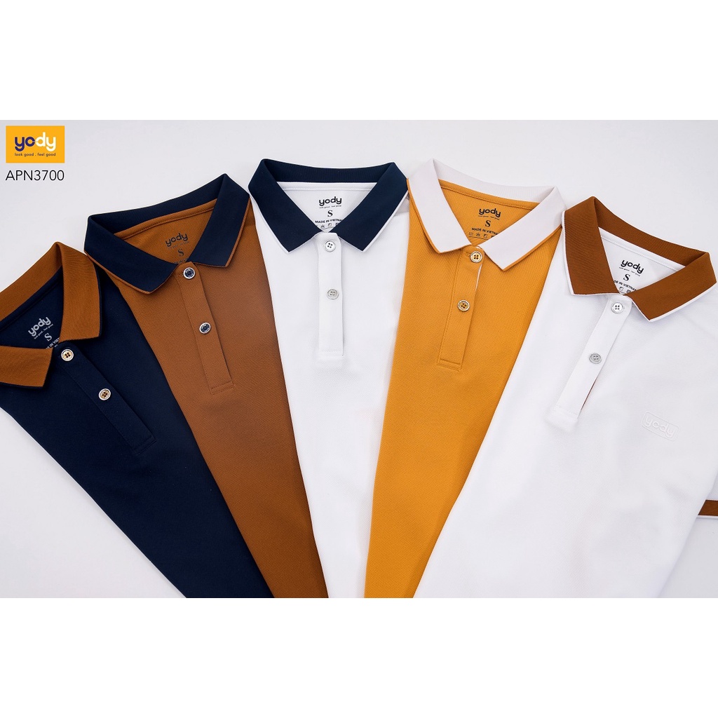 Combo áo đôi polo YODY thoáng mát mềm mịn nhiều màu