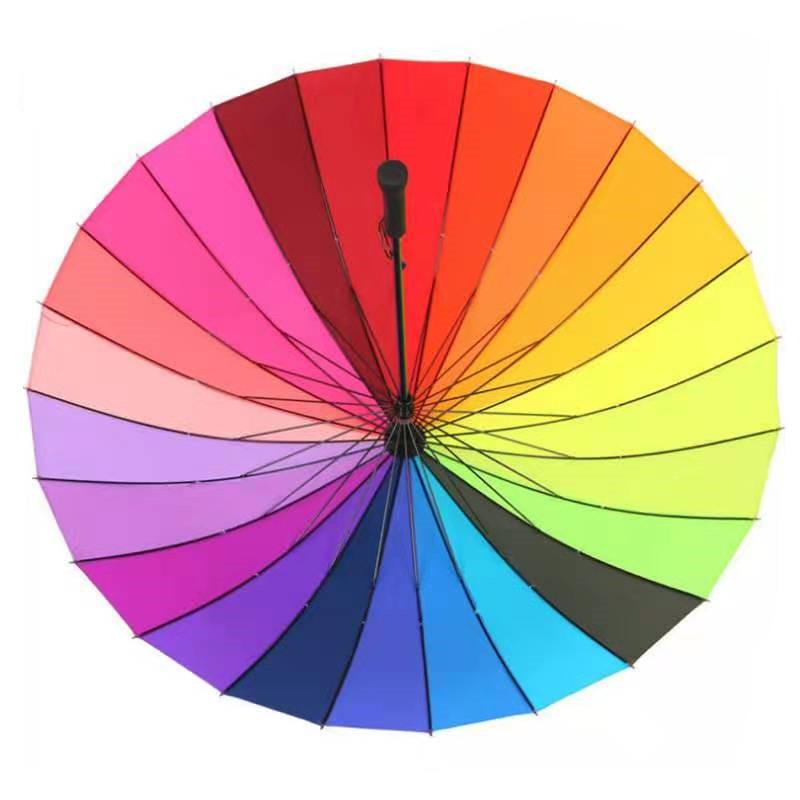 Ô dù Che Mưa Nắng Tay Cầm Dài 24 Xương Tiện Dụng