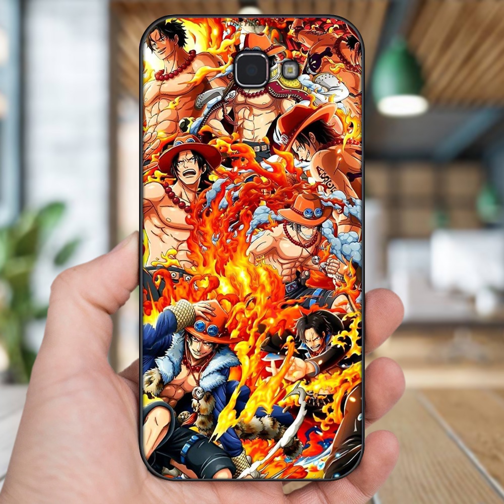 Ốp lưng Samsung J5 Prime, J7 Prime viền đen in hình Ace One Piece