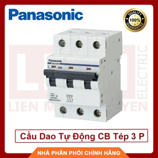 Panasonic cầu dao tự động cb tép 3 pha 3 cực 6a đến 63a - hàng chất lượng - bh 12 tháng
