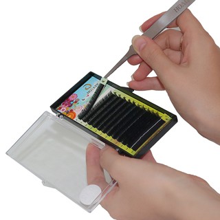 Lông Mi Nối-Mi Lụa, Mi Nhung Hoalys EG-01- Sản Phẩm đa dạng độ cong J, B,C,D, độ dày 0.07, dài từ 8-15mm