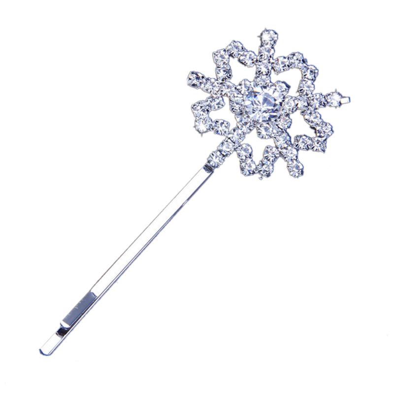 Ghim Cài Áo Hình Bông Tuyết Đính Đá Sang Trọng Cho Nữ
