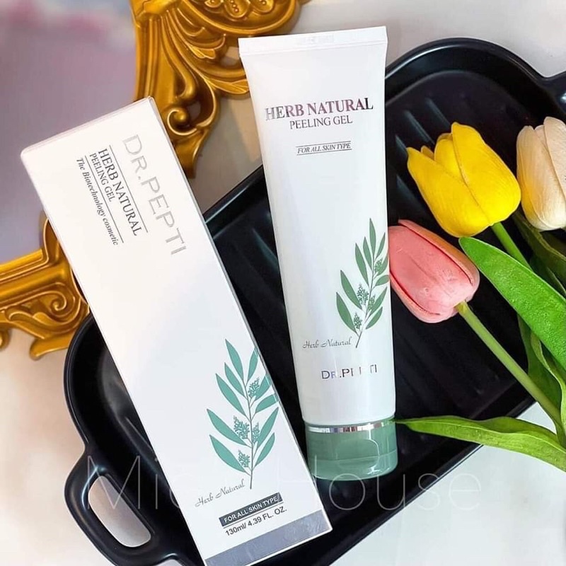 Tẩy da chết Dr.Pepti+ Herb Natural Peeling Gel Hàn Quốc mịn và sáng da tuýp 130ml - CO154