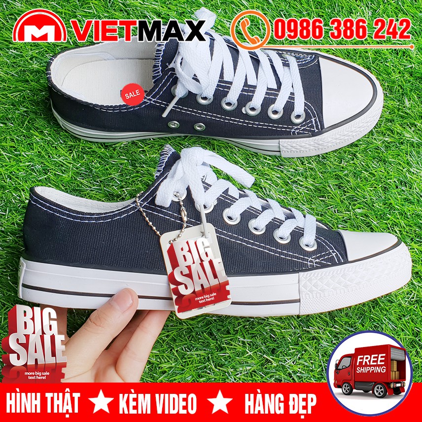 🔥 [SALE] Giày Sneaker CV Chuck 2 Đen Trắng Hàng Đẹp