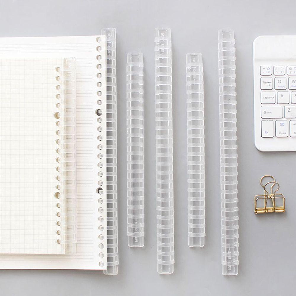 SOMEDAYZL Kẹp Giấy / Sổ Tay Khổ A5 B5 Bằng Nhựa Trong Suốt Tiện Dụng