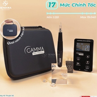 Máy Phun Xăm Kỹ Thuật Số Gamma PMU Machine, máy khắc sợi Hairstrokes