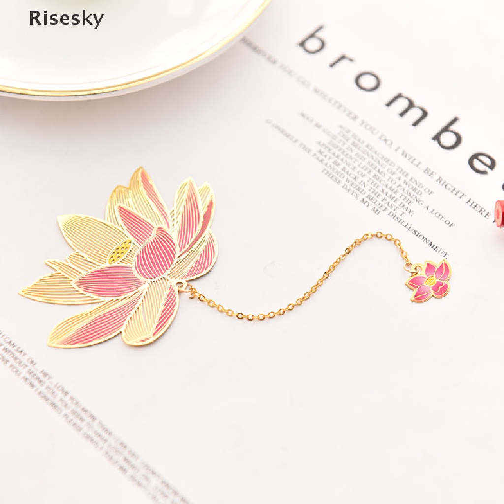1 Bookmark Hình Hoa Hồng Và Lá Phong Cách Trung Quốc