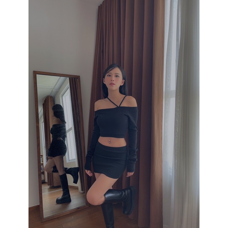 VINTAGEGOUT • CROPTOP DÂY | BOWIE TOP