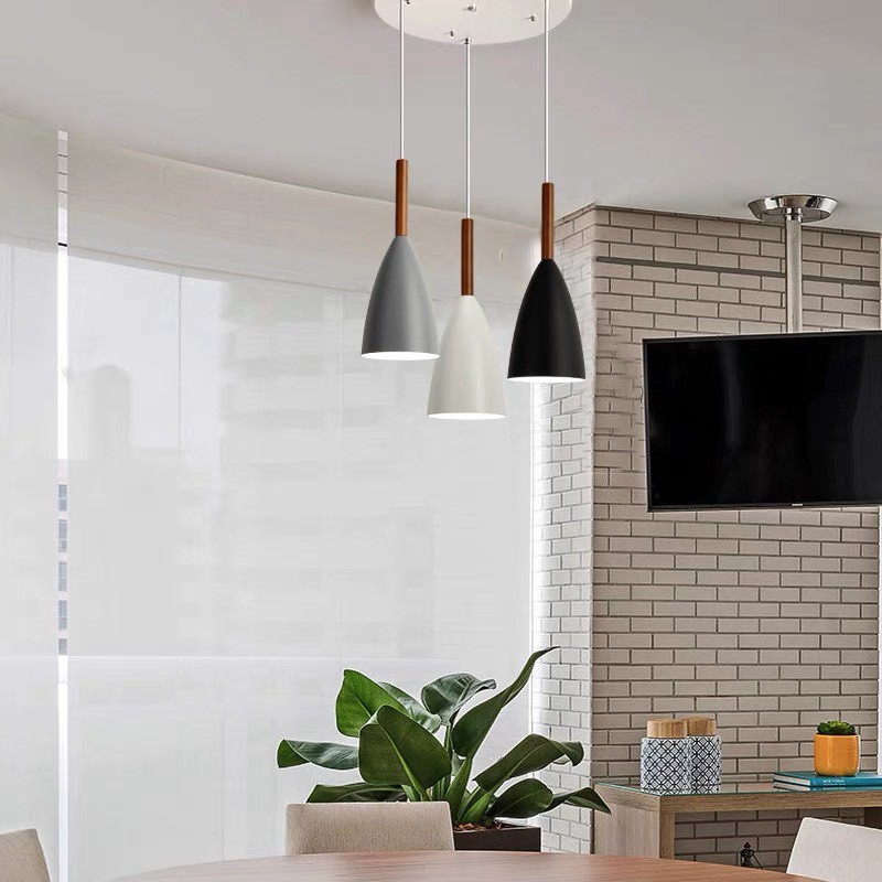 Đèn phale, đèn thả thông tầng, decor quán cafe, shop quần áo TH614