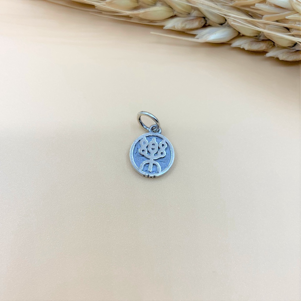 Charm móc treo chữ vui mừng hoan lạc bạc cổ - Charm Bạc 925 - Mã CA685