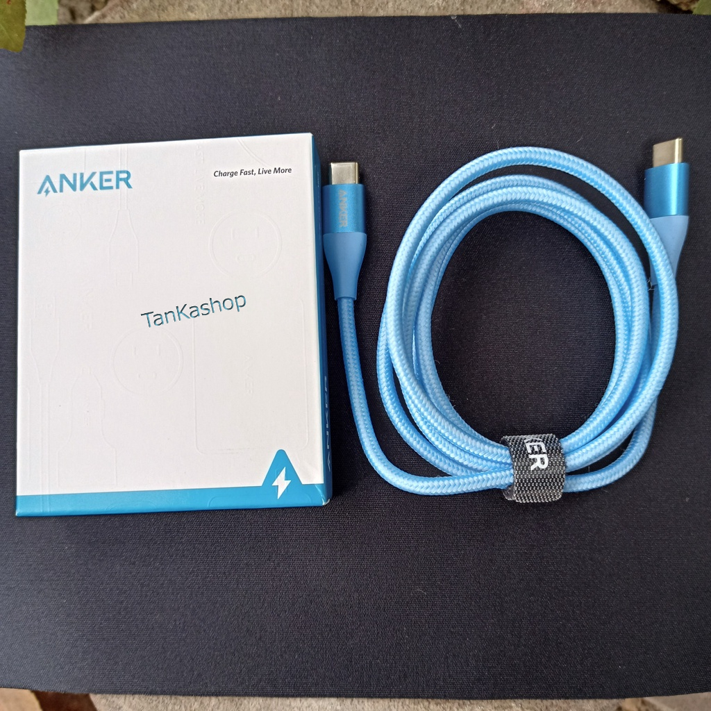 Cáp Sạc Anker Usb C to C Bản Starway Bện Dù Dài 1.2m A9540 Công Suất 60w