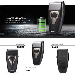 [chính hãng] MÁY CẠO RÂU, CẠO KHÔ KEMEI 1103Z