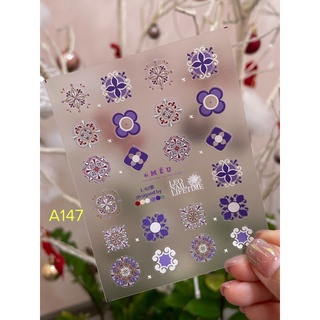 [Hàng mới] STICKER LỤA 5D mẫu hoa văn thổ cẩm