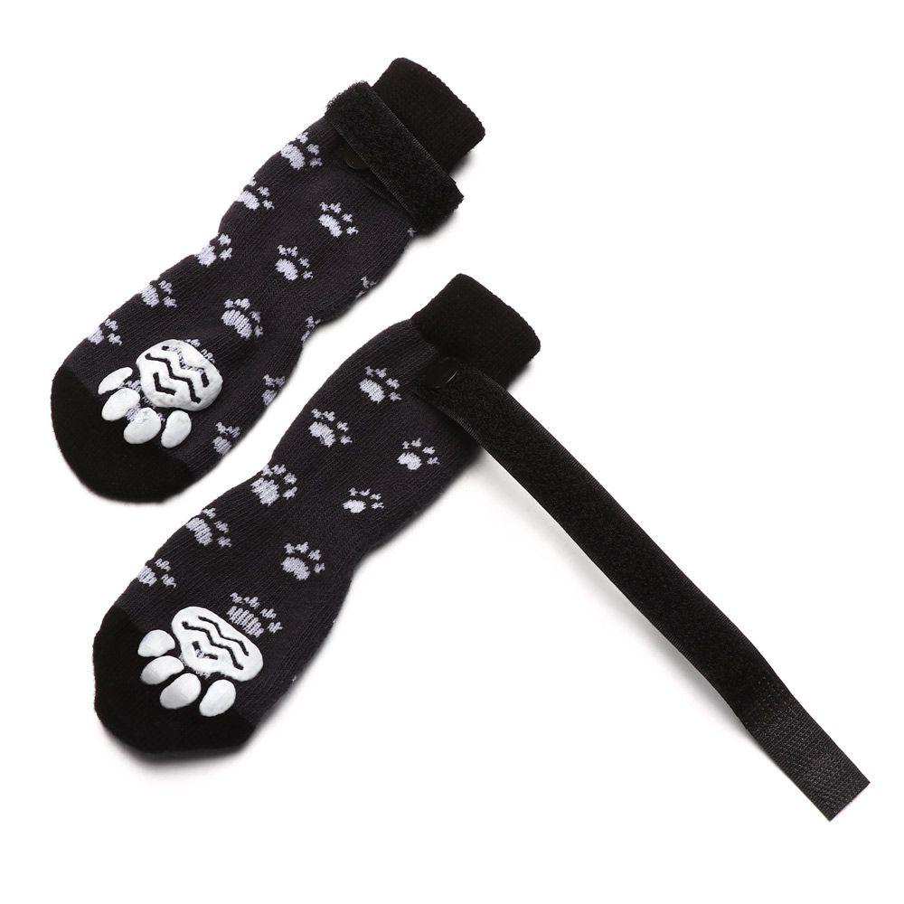 1 Đôi Tất Chân Cotton Giữ Ấm Chống Trượt Cho Thú Cưng