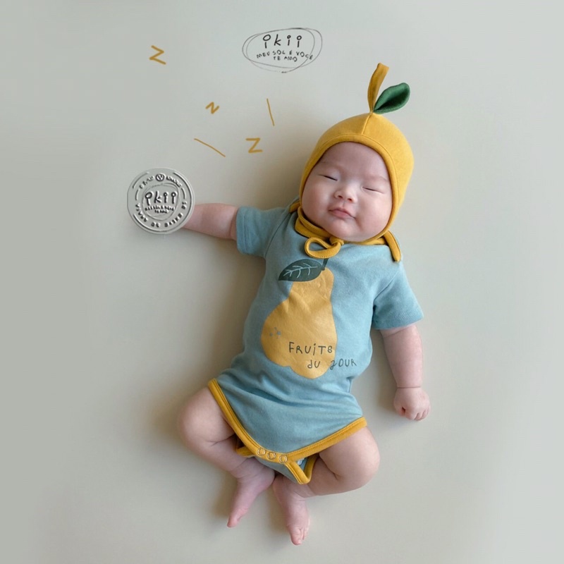 suit kèm mũ trái lê ikii Hàn Quốc