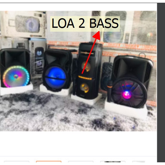 Loa kéo karaoke bluetooth  NHỰA DJ điều chỉnh Bass  20 - 2 míc   BH 6 tháng 2019 100w