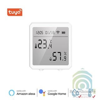 Màn hình nhiệt kế cảm biến nhiệt độ độ ẩm thông minh tuya tth3v2