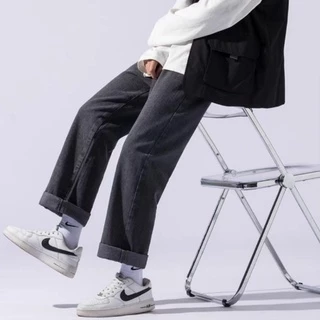 Quần Jean BAGGY Unisex Nam Quần Jean Ống Đứng Rộng Quần Bò Nam Ống Rộng Phong Cách Hàn Quốc- Hot Trend 2022- JEANS HQ