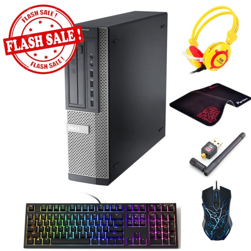Thùng CPU DELL OPTIPLEX 390 DT (Core i3 2120, Ram 8GB, HDD 1TB) + Quà Tặng - Hàng Nhập Khẩu | BigBuy360 - bigbuy360.vn
