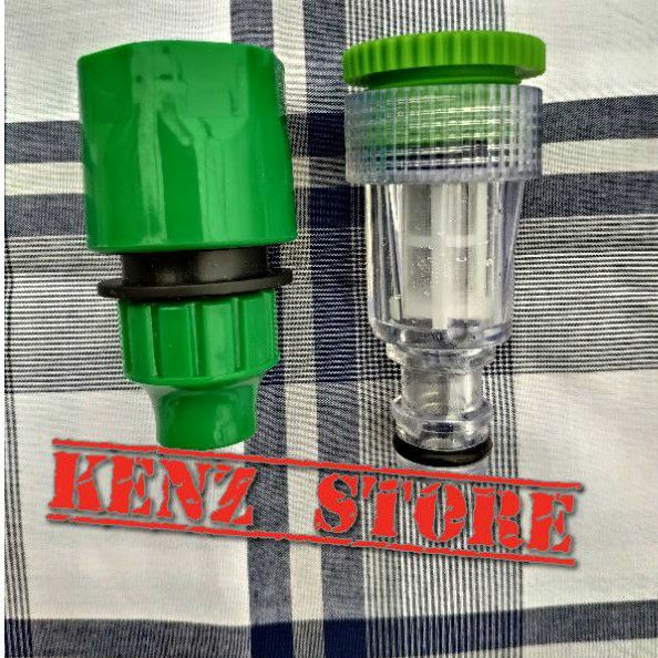 Đầu nối nhanh có lọc lắp vòi nước cho máy rửa xe mini, máy phun sương mini, máy xịt rửa cao áp ...