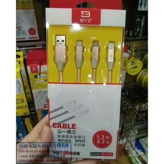 Cáp sạc đa năng BYZ chính hãng