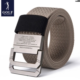 Golf đôi nhẫn khóa nam quà tặng nam / quần thông thường thắt lưng golf thắt lưng vải _ thắt lưng > đóng hộp @ thắt lưng đơn giản <