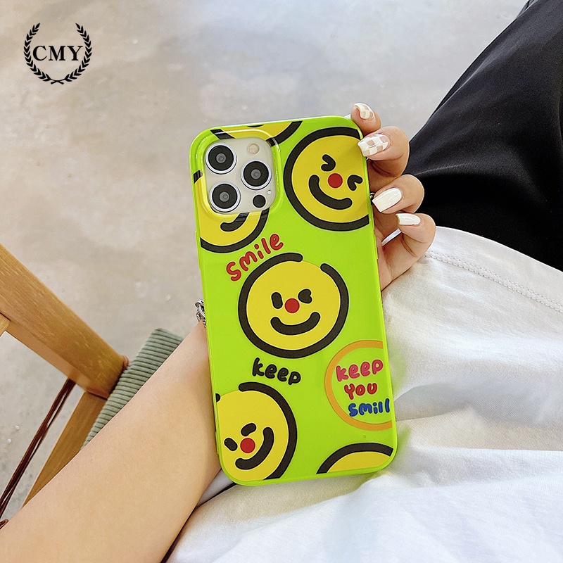 ốp iphone 11 Ốp điện thoại TPU hình mặt cười mũi đỏ cho iPhone 11 Pro Max X XR XS MAX 7 8 Plus SE 2020 12 Pro MAX 12 MINI
