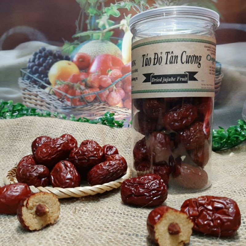 TÁO ĐỎ TÂN CƯƠNG TRÁI LỚN SẤY KHÔ BAO NGỌT