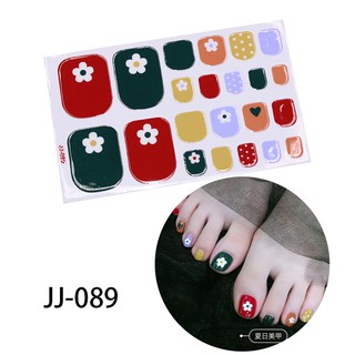 Miếng dán sticker móng chân jj 0.8