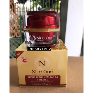 Kem trắng da trẻ hóa làn da 8 in 1 nice one linh chi -40g