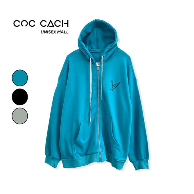 Áo khoác nỉ hoodie nam nữ họa tiết AK669 BY COC CACH