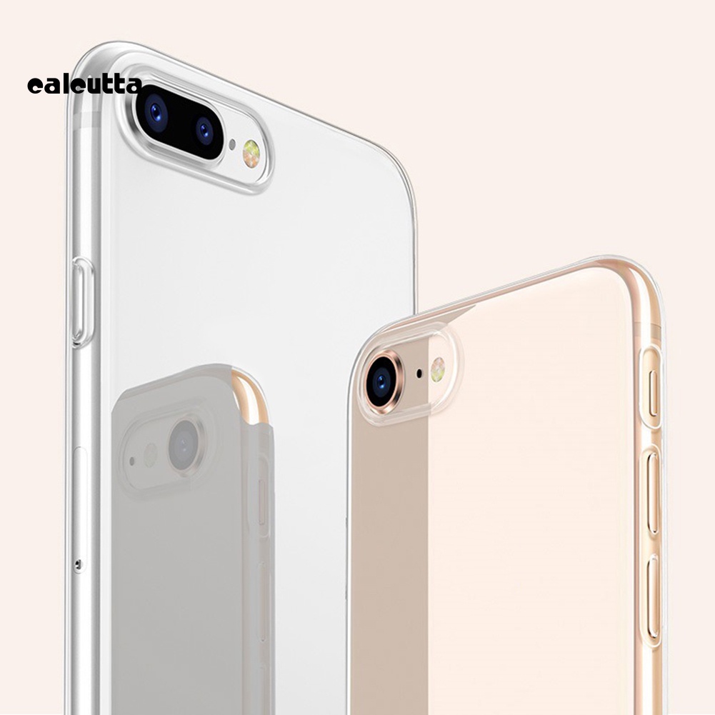 Ốp Điện Thoại TPU Siêu Mỏng Màu Trong Suốt Cho iPhone X/XS/XS Max/7/8/7P/6/6S