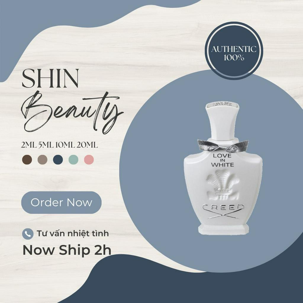 Nước hoa chính hãng dùng thử Creed Love In White
