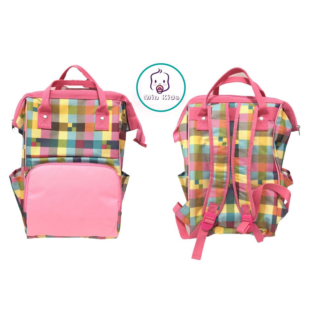 [MinKids] Balo cho mẹ bỉm sữa-Quà Km sữa friso