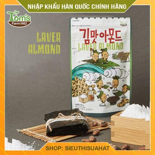 Hạnh nhân tẩm  Rong Biển Tom's Farm - Gói 210g
