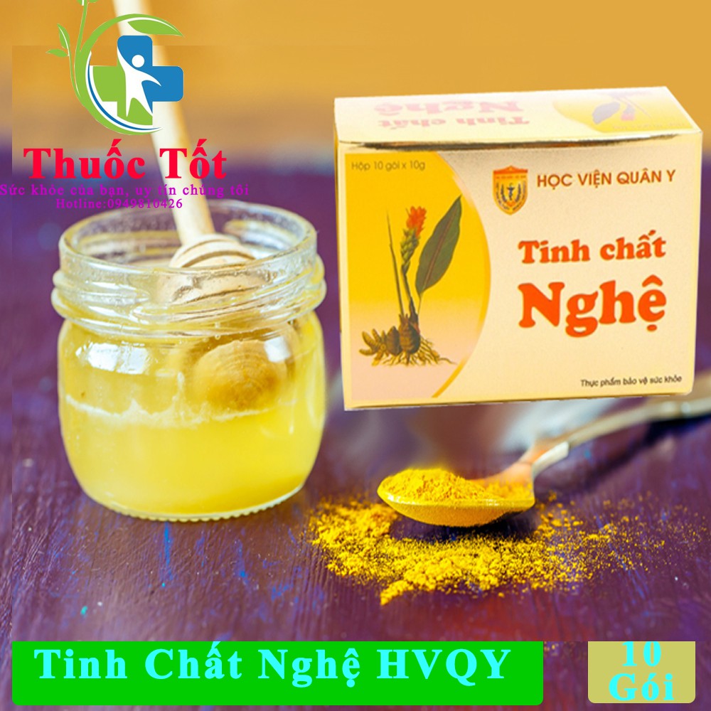 [ Chính Hãng ] Tinh Chất Nghệ Học Viện Quân Y - Hộp 10 gói